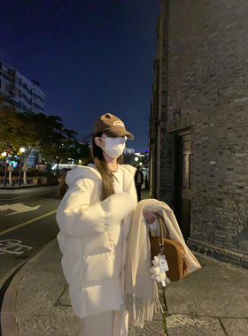 大小姐77 T0p级90白鹅绒高充绒JIL中长款保暖防绒羽绒服外套