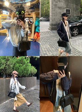 大小姐77两面穿秋冬刚需重工时髦洋气撞色卫衣外套棒球服夹克外套