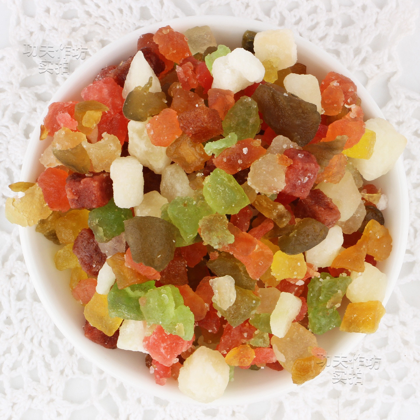 什锦果脯丁混合果丁烘焙原料月饼馅料冬瓜商用糕点配料冬瓜青梅杏