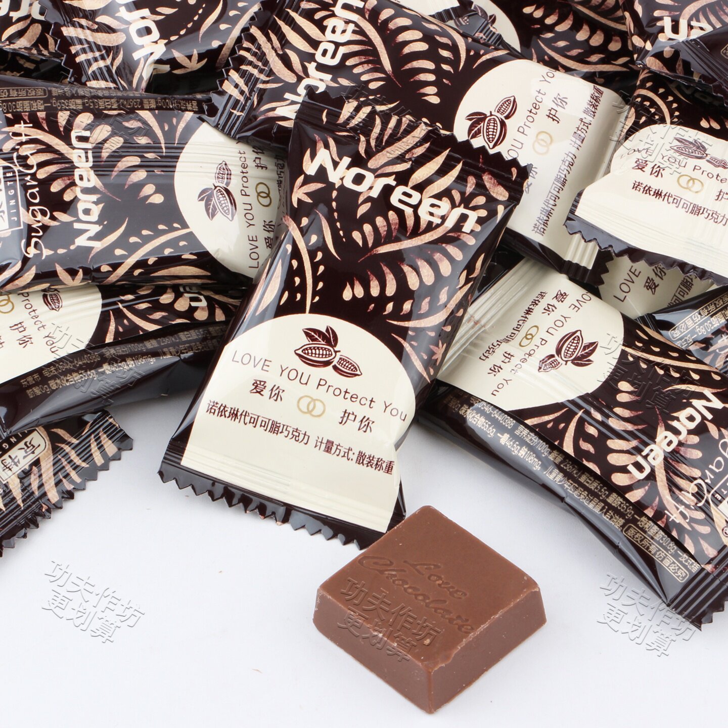 京特诺依琳巧克力爱你护你糖果喜糖零食送女朋友高端年货糖果