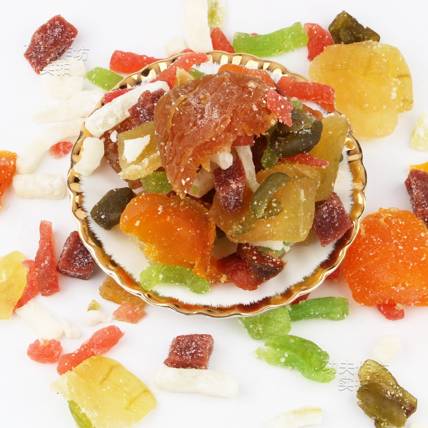 老式什锦果脯混合蜜饯烘焙原料月饼馅料冬瓜糕点配料青红红绿80