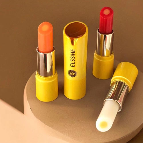 疯哥Elssme忆自美蜂胶滋养溏心护唇膏淡彩化唇纹持久保湿夹心口红