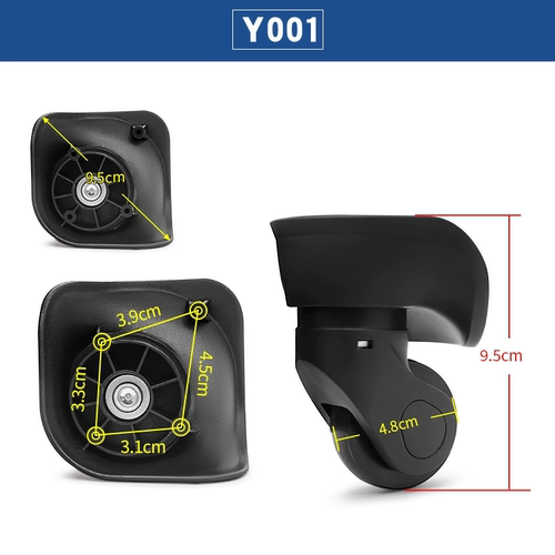 行李箱JY-W001轮子DH-03滚轮美旅拉杆旅行箱盛远C11万向轮轱辘001