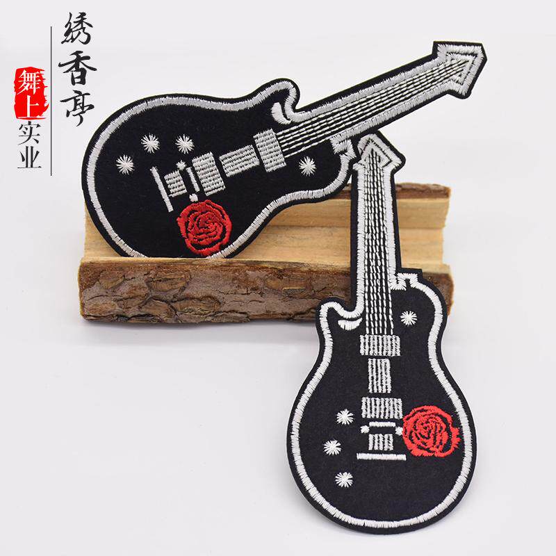 衣服装饰刺绣花布贴补丁贴花可爱卡通吉他熨烫牛仔裤子修补洞绣字在类目 居家布艺, 缝纫DIY材料、工具及成品, 缝纫DIY配件/辅料/配饰, 布贴中 - 来自Buy2taobao.com提供专业的淘宝代购服务