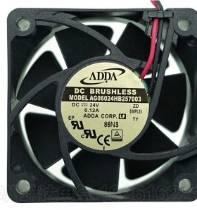 AG06024HB257003台湾ADDA 24V AD0624HB-A70GL变频器散热风扇6025