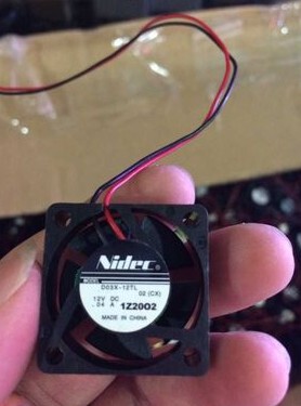 日本电产NIDEC 3010 3CM 12V 0.04A 2线 静音风扇 DF310R-12LC-02