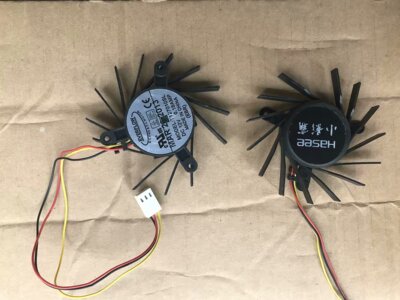 原装 7cm显卡风扇芯 DC 12V 0.18A T127010SL 显卡静音风扇叶