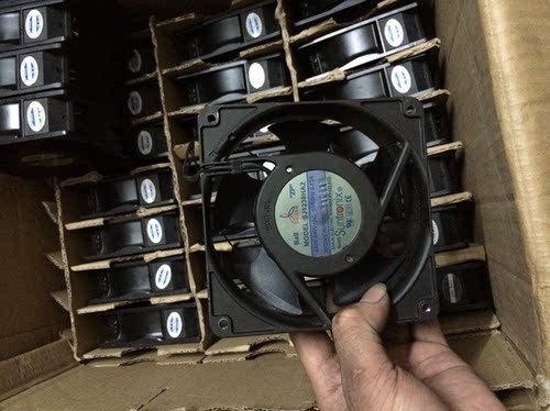 SJ1238HA2全新SUNJUN三巨220V 12038 12厘米双滚珠轴流风机风扇
