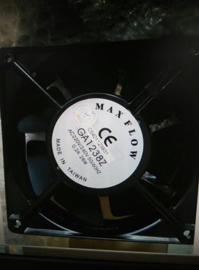 MAXFLOW台湾GA1283Z风机GA1238Z  220V  MF12038A2 12038HA2BAPL