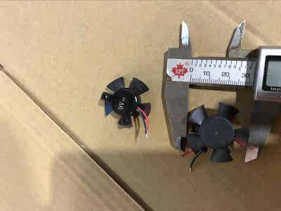 LED车灯散热风扇3010 DC 6V 12V高脚4010支架0.1A11000转9V