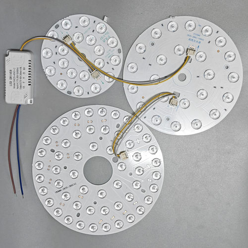 三色透镜串联圆形灯具配件套餐