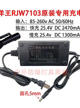 海洋王RJW7103专用原装充电器24v大功率可快慢档调节