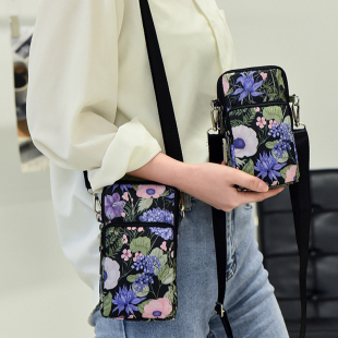 斜挎手机包女士大号19厘米7.2寸大屏夏天放手机 小包包旅游轻便