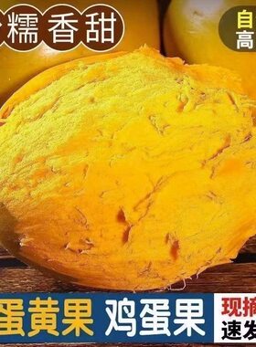 海南现摘粉糯香甜鸡蛋黄果