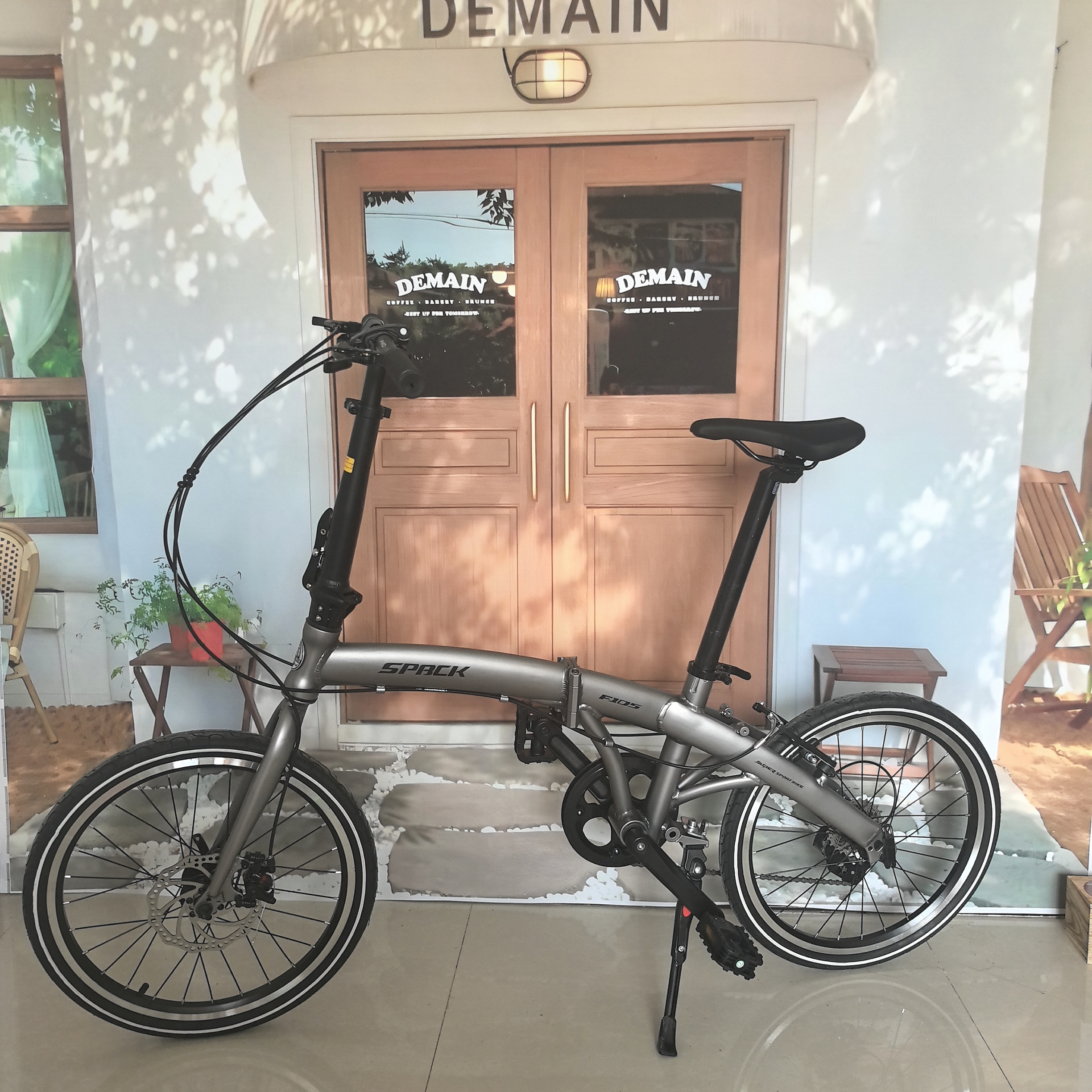 出口欧洲超轻铝合金变速折叠车20寸