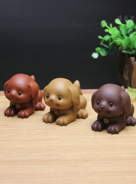 紫砂雕塑生肖手把件