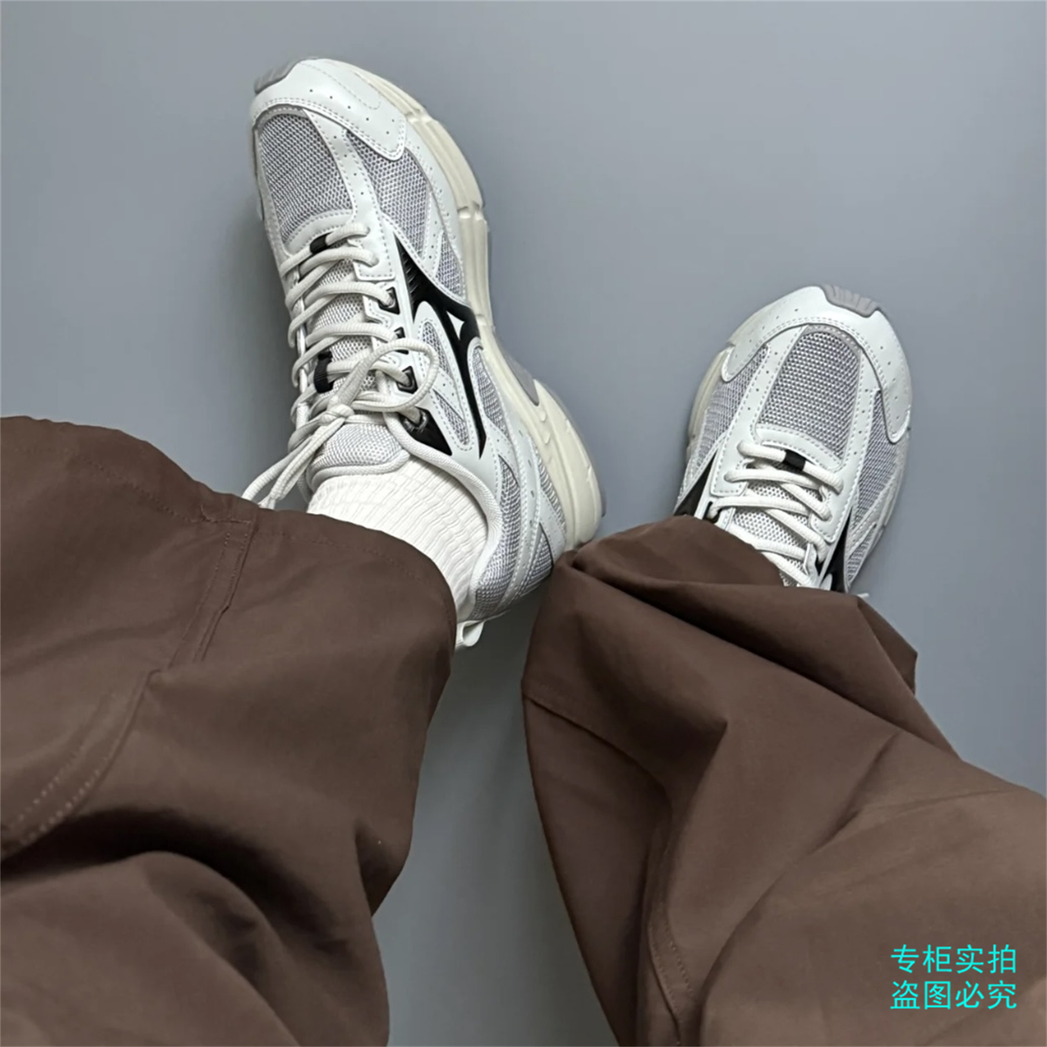 Mizuno美津浓 正品新款SPEED男女复古休闲老爹鞋跑步鞋 D1GH2230