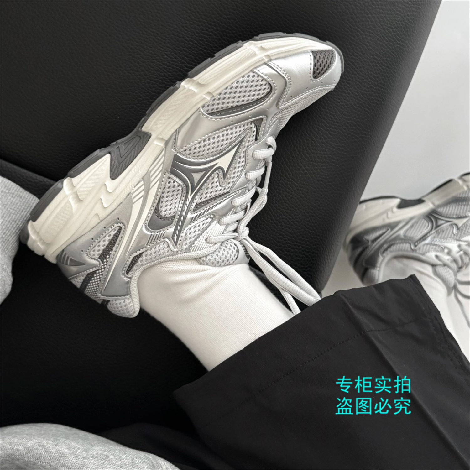 Mizuno美津浓 SPEED 2K新款银色男女鞋运动休闲跑步鞋 D1GH2229