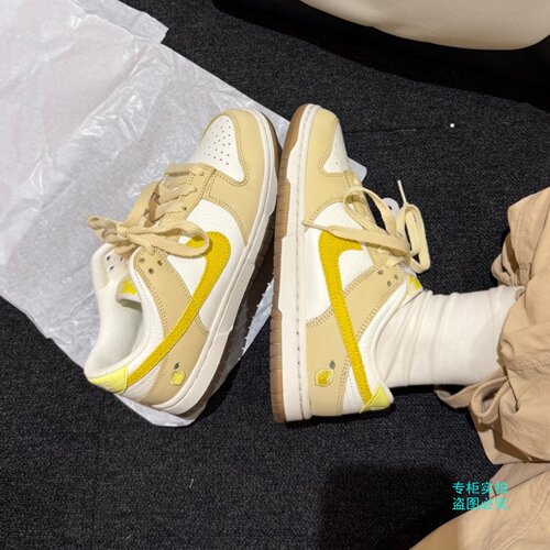 Nike耐克26年夏季女子Dunk Low柠檬黄低帮运动休闲板鞋DJ6902-700