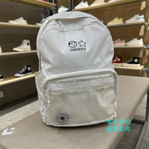 匡威联名款卡通手绘透明袋书包