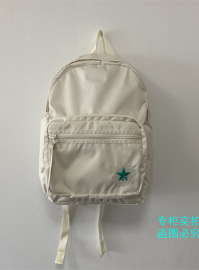 匡威 新款奶白色奶油冰激淋学生书包双肩背包电脑包 10021005-A02