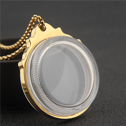 透明可打开小唐卡外壳嘎乌盒吊坠