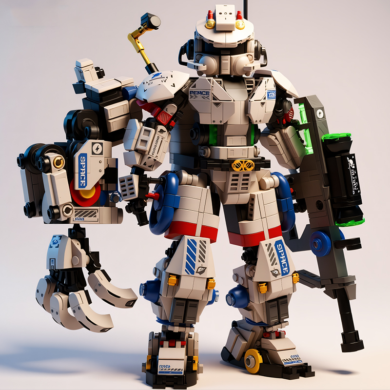 2025新款星际航天宇航员机甲积木拼装8-12岁儿童男孩玩具生日礼物