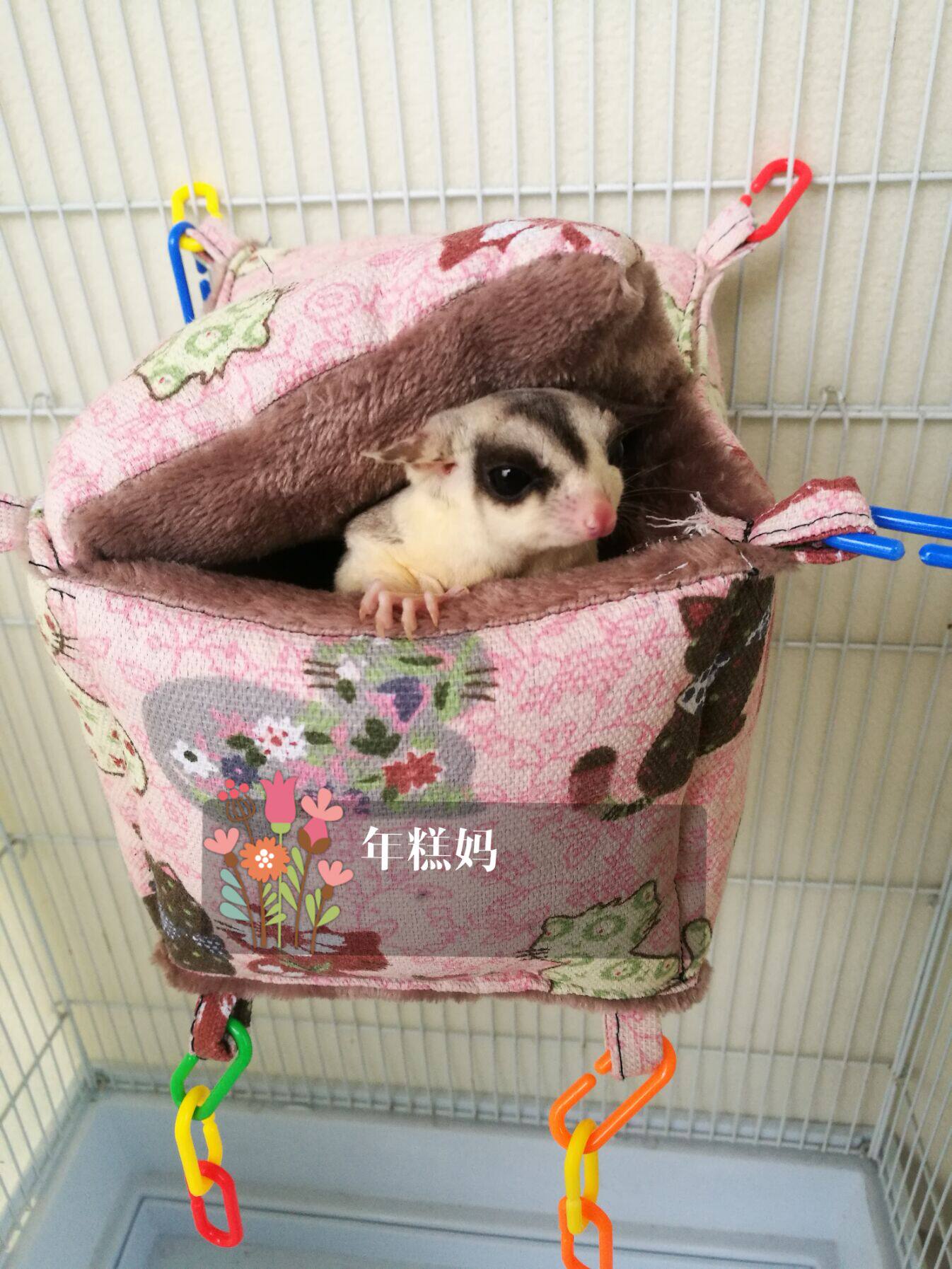 年糕妈蜜袋鼯仓鼠松鼠冬季保暖方窝