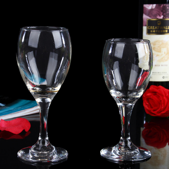 大号威士忌 香槟杯 无铅透明 玻璃红酒 高脚葡萄酒杯