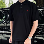 简约马年t恤打底 短袖 潮牌刺绣小马标polo衫 男女同款 正确高品质