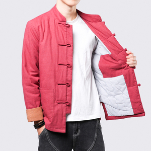 9063^风冬装棉衣男盘扣中式唐装棉袄外套复古男装衣服汉服图片