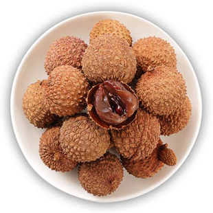 桂味荔枝干带刺 从化新货糯米糍500g核小肉厚干荔枝礼品装1斤包邮