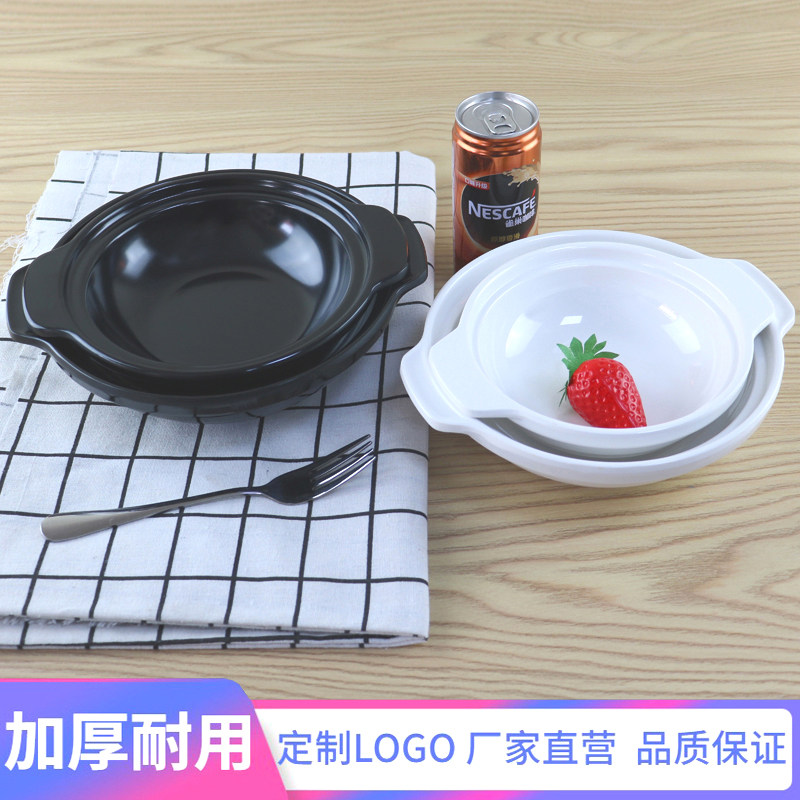 仿瓷密胺砂煲过桥米线黄焖鸡图片