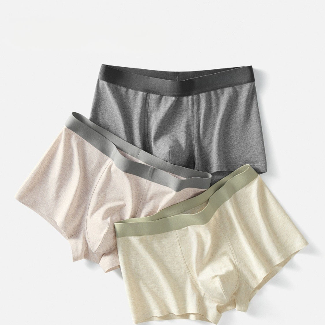 【10A抗菌】sw男士内裤纯棉平角裤吸汗透气男生四角裤