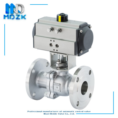 气动不锈钢法兰球阀Q641F-16P