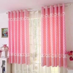 飘窗短窗帘小窗户隔断遮挡宿舍卧室阳台成品半帘半遮光特价 清仓