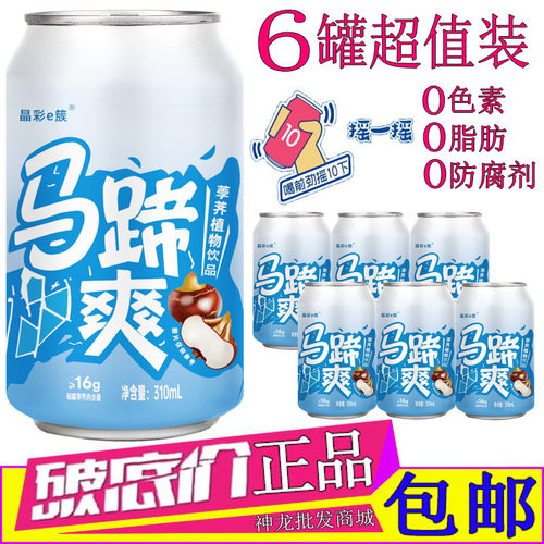 隐雪马蹄爽荸荠果粒果味植物饮料