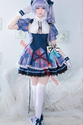 碧蓝航线 黛朵 μ兵装 打歌服 cosplay定做 承接动漫服装假发定制