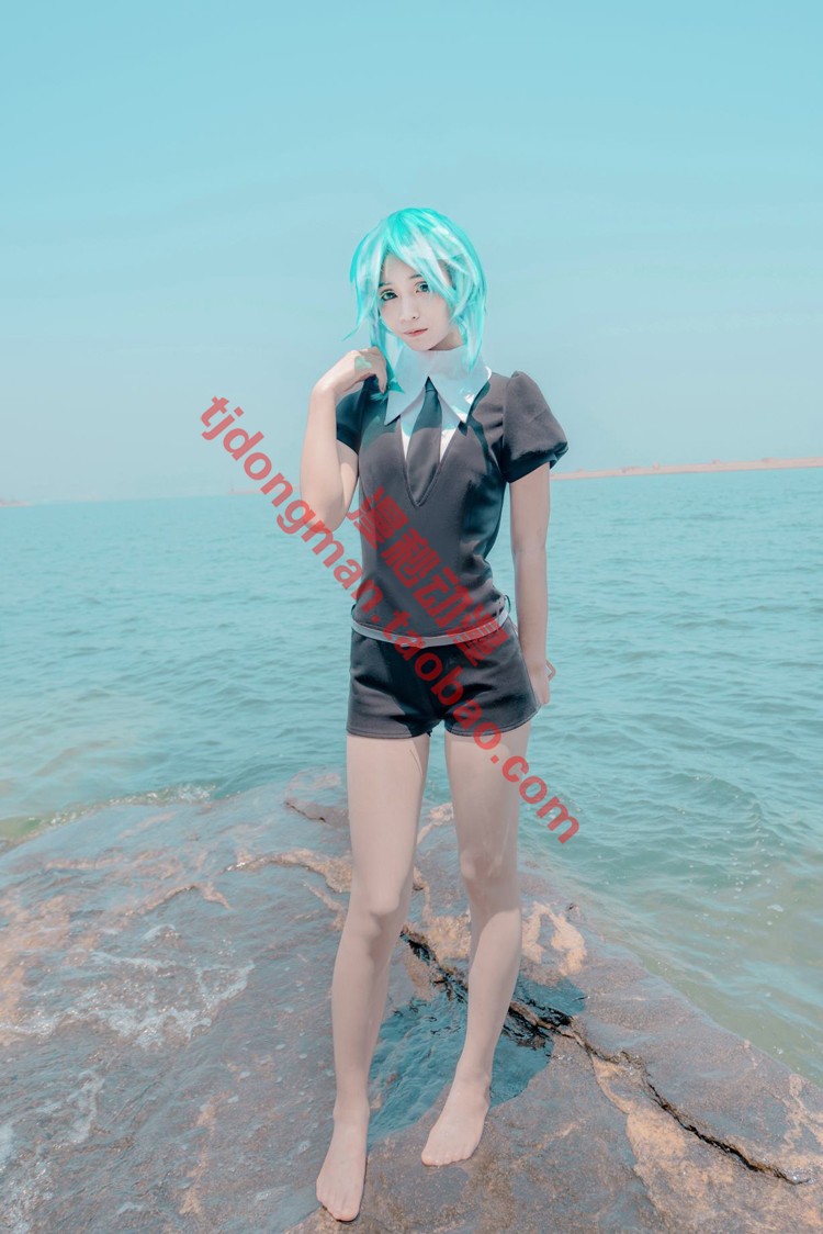 宝石之国磷叶石法斯法菲莱特常服cosplay定做动漫服装假发定制-封面