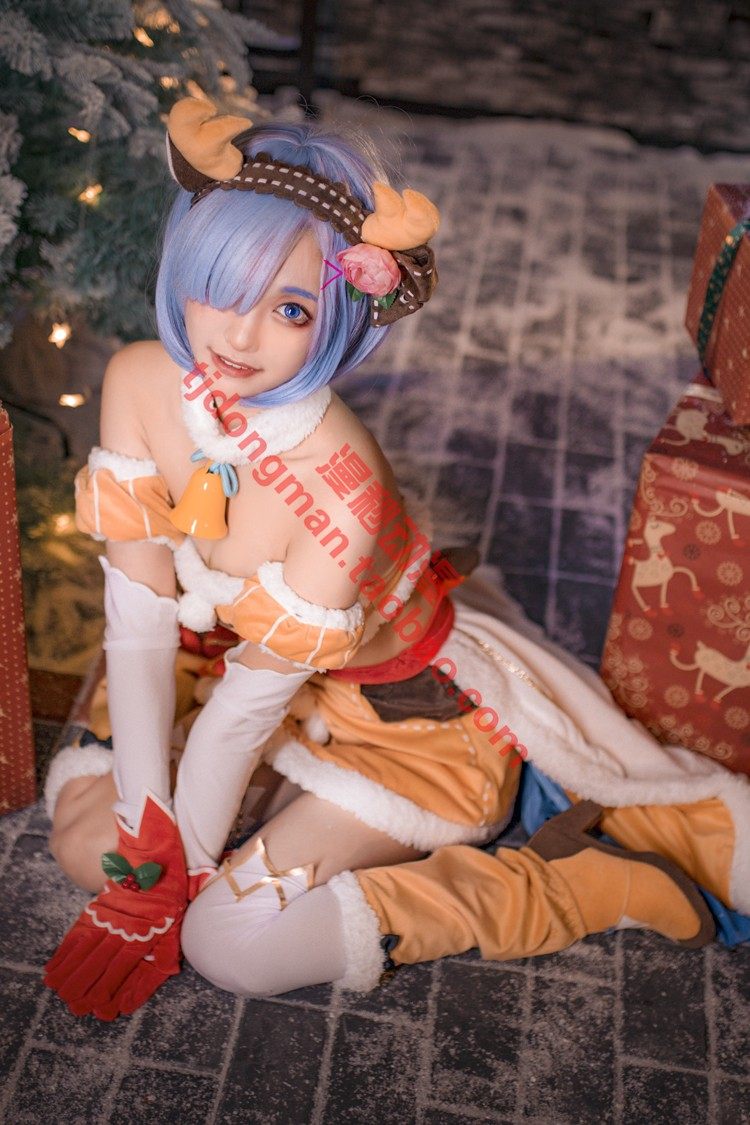 从零开始的异世界生活 蕾姆忠诚驯鹿女仆cosplay动漫服装假发定制