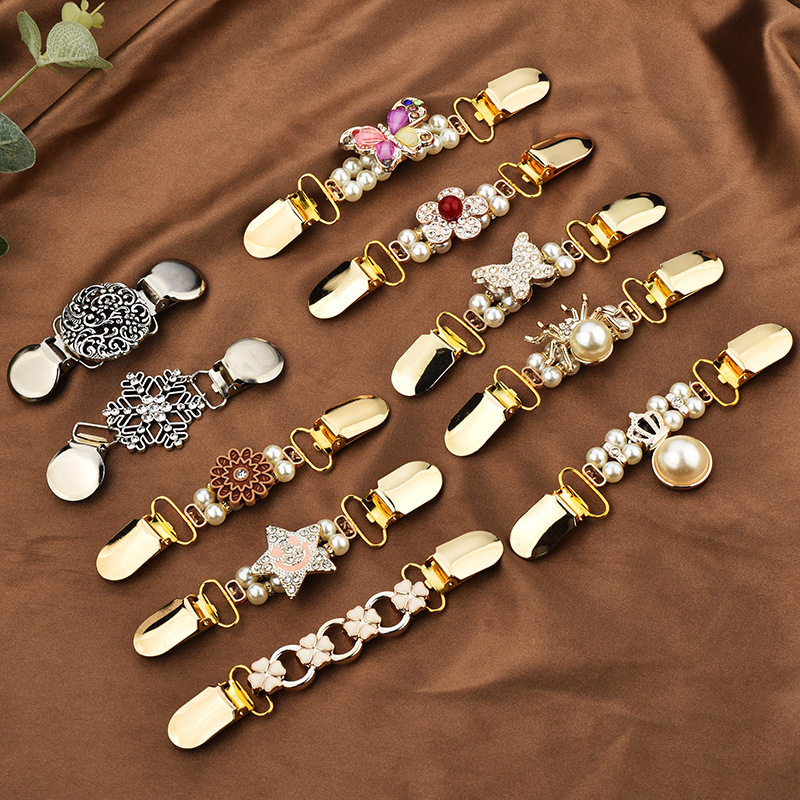 厂家直销外贸复古衣服披肩夹扣毛衣夹珠子无扣胸针外套夹风衣夹潮,服饰配件/皮带/帽子/围巾,袖扣,淘宝优惠券,粉丝福利购,淘宝优惠卷