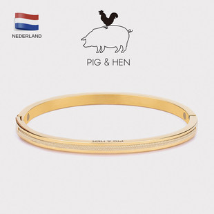 荷兰pig hen手链手绳女手环船绳潮牌情侣手链潮流ins小众设计手镯