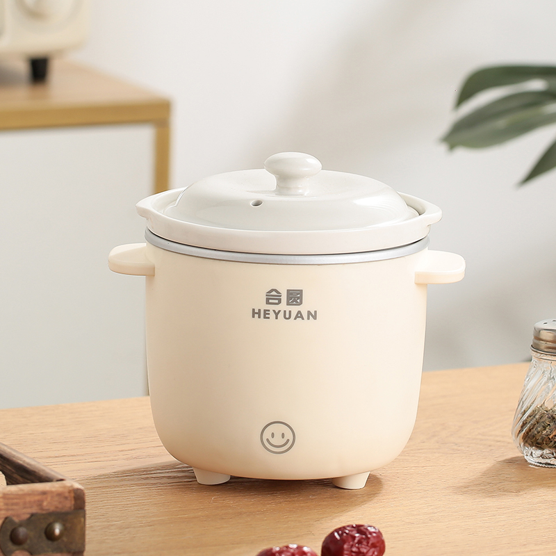 合圆陶瓷辅食锅小型熬米油神器