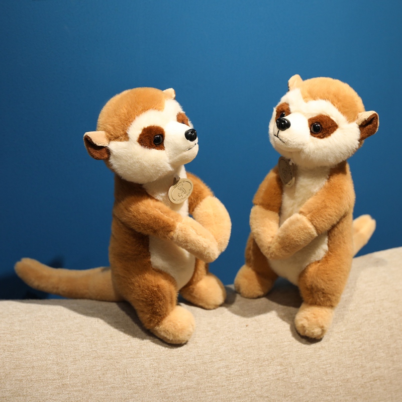 跨境仿真狐猴毛绒玩具公仔小猴子玩偶儿童安抚抱枕布娃娃生日礼物