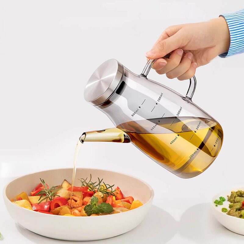 玻璃油壶油瓶厨房家用酱油醋调料瓶装油的容器不易挂油食品级油罐