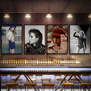 泰勒·斯威夫特挂画TaylorSwift海报霉霉KTV壁画歌手酒吧装饰画