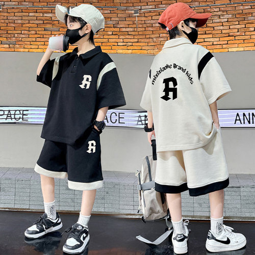 2026新款男童夏季POLO衫套装