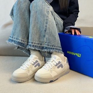 舒适百搭减震耐磨透气低帮板鞋 女鞋 FILA斐乐BANK