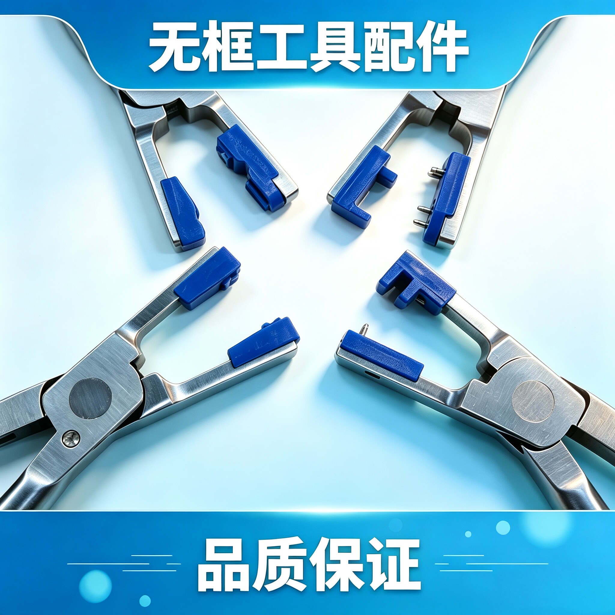 无框眼镜框架诗乐钳拆装胶塞横竖替换塑料胶头保护配件维修工具