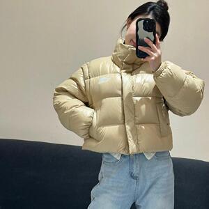 THE NORTH FACE北面冬季新款羽绒服女短款可拆卸袖子马甲两穿外套